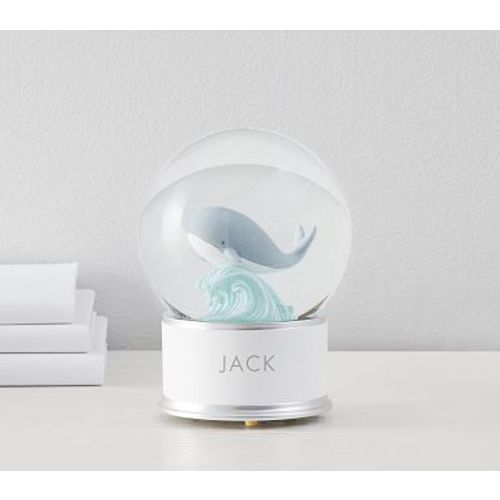 Whale Musical Light-Up Snow Globe