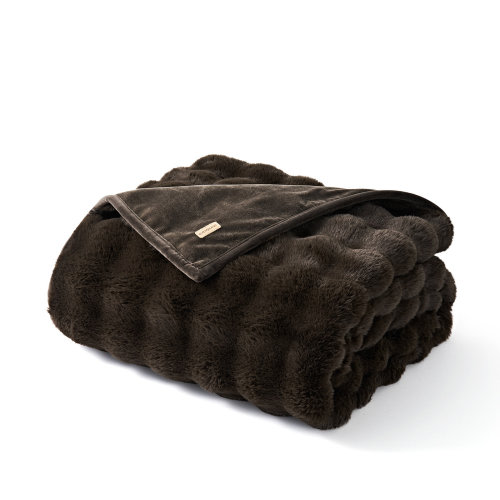 EverGrace Faux Fur Weighted Throw Blanket & Reviews | Joss & Main