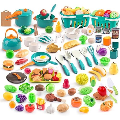 200Pcs Mini Play Kitchen Accessories (Green)