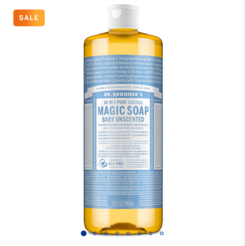 Our Best Baby Soap - Unscented Baby Wash w/Organic Ingredients – Dr. Bronner's