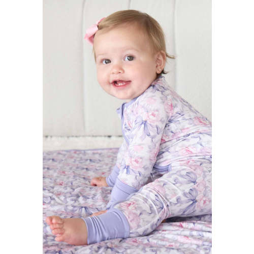 Leighton's Lavender Convertible Zip Romper
