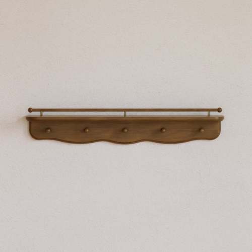 Namesake Kids Liberty 31" Wall Shelf with Hooks