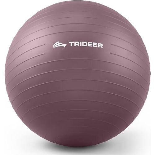 Trideer Yoga Ball for Exercise, Pregnancy, Active Sitting, 55/65/75cm