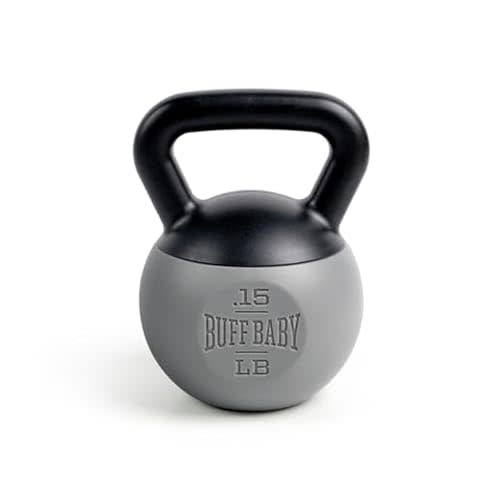 Genuine Fred Buff Baby Kettlebell Rattle, Engaging and Sensory Rich Toy, Lightweight and Easy to Hold, Fun Gift for Fitness Enthusiast and New Parents