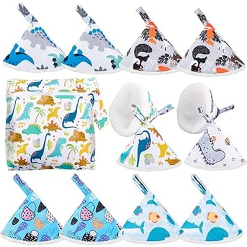 12 Pcs Peepeeteepe for Baby Boy with Storage Bag, Reusable Peepeeteepe Baby Boy with Hang Loop (6 Patterns)