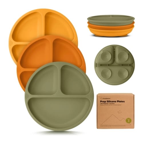 3-Pack Prep Silicone Suction Plates