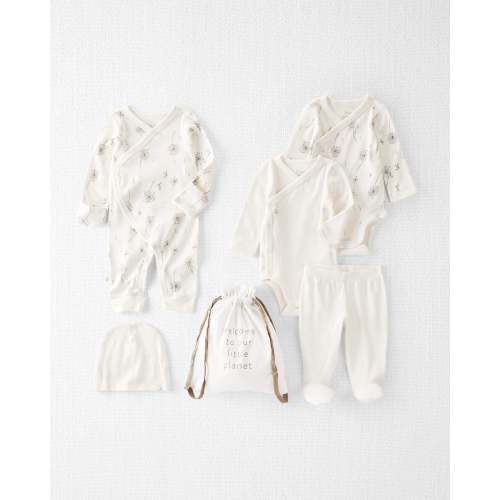 Baby 6-Piece Organic Cotton Hand-Picked Gift Set