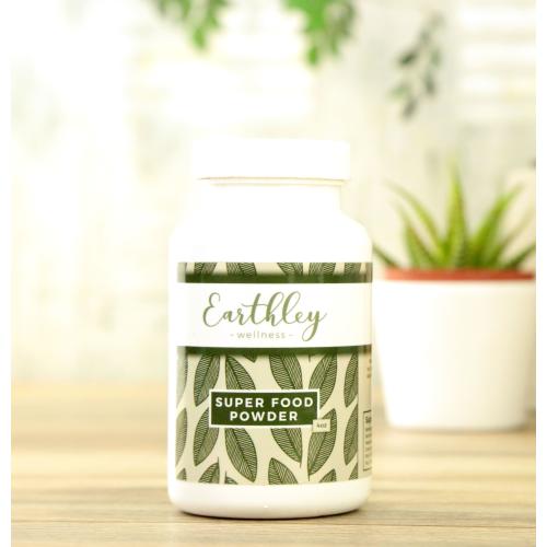 Super Foods Powder - Promotes energy, gut health, and immunity with the nourishing power of plants | Natural Wellness | Earthley | Earthley Wellness