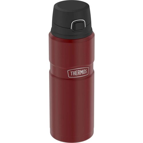 Thermos Stainless King 24 Ounce Drink Bottle, Cranberry