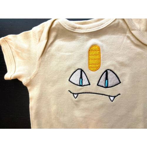 Meowth Face Cosplay Baby Bodysuit - Etsy