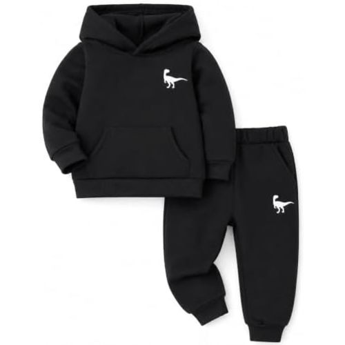 Jecson Toddler Boy Clothes Baby Sweatsuit Hoodie Sweatshirt Outfits 1-4Y