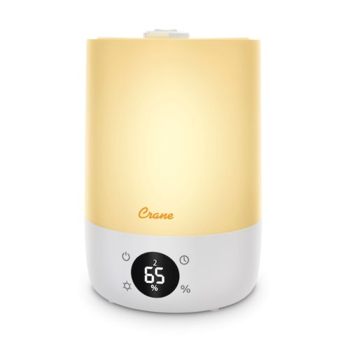 Crane 1.2-Gallon Tabletop Cool Mist Electronic Humidifier (White EE-9095)