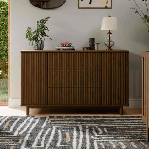 Tambour Extra Wide Assembled Dresser (58")