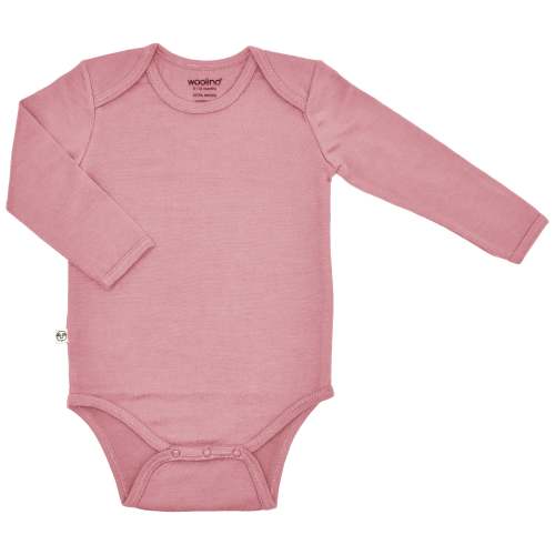 Merino Wool Bodysuit, Blush
