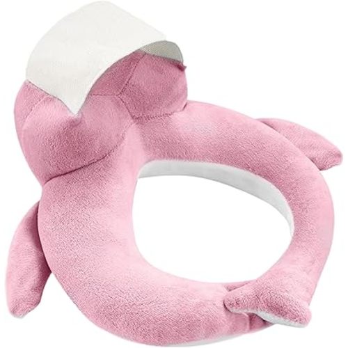Baby Bottle Holder, Cute Whale Nursing Support Pillow for Bottle Feeding, Ergonomic Feeding Aid for Mom, Sore Arm & Wrist Relief (Pink)
