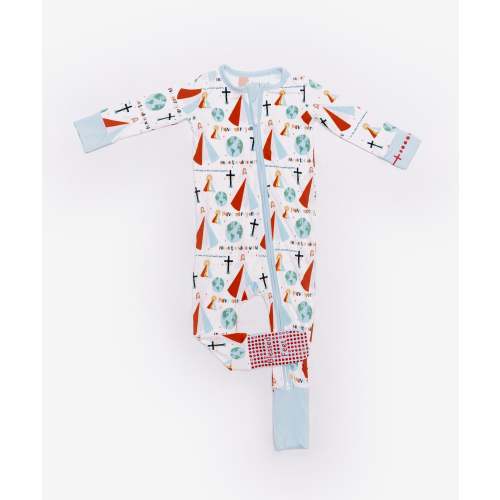 Divine Mercy Footie Baby Pajamas