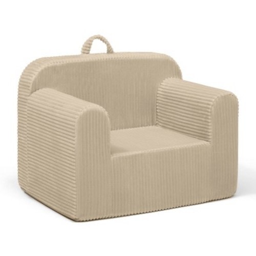 Delta Children Cozee Corduroy Foam Chair - Cream