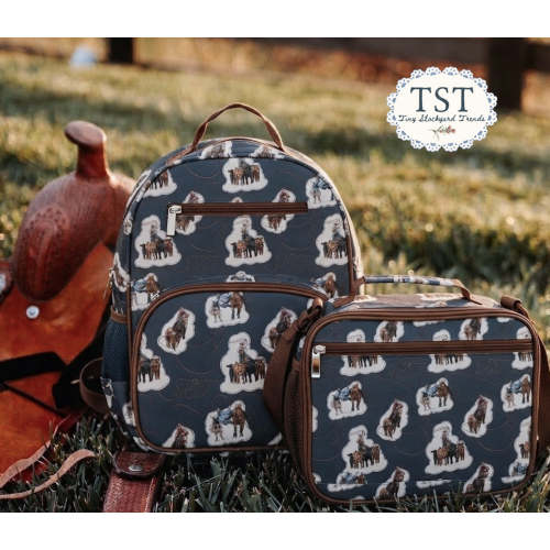 Cowboy Club Backpack & Lunch Box