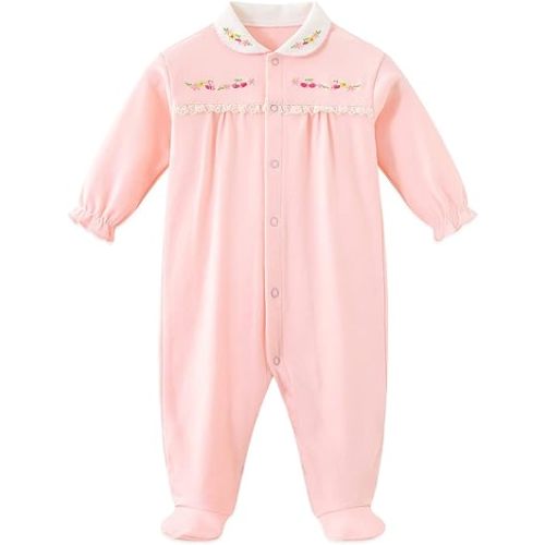 Infant Baby Girl Boy Onesie Cotton Newborn Outfit Bodysuit Jumpsuit Long Sleeve Romper