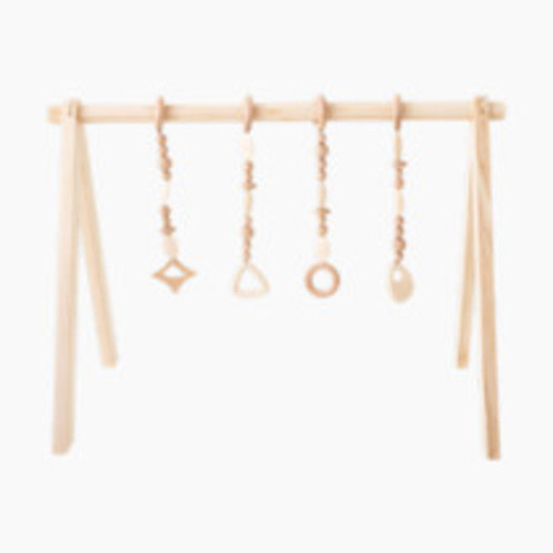 Poppyseed Play Wooden Baby Gym - Natural