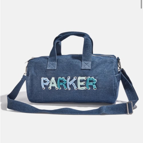 Thready to Go Kids’ Custom Duffle - Dark Denim/Blue Multi