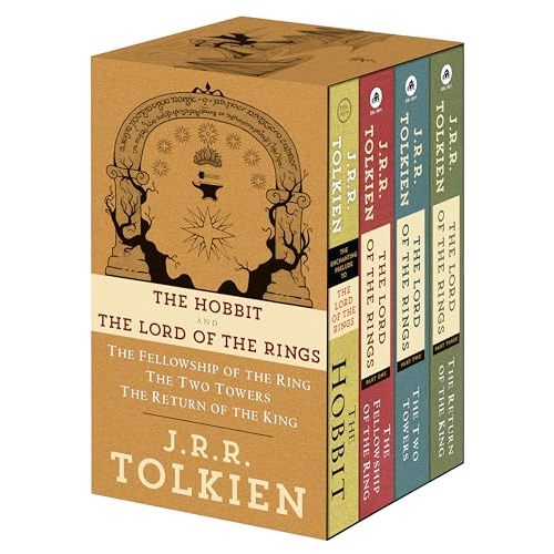 J.R.R. Tolkien 4-Book Boxed Set: The Hobbit and The Lord of the Rings: The Hobbit, The Fellowship of the Ring, The Two Towers, The Return of the King