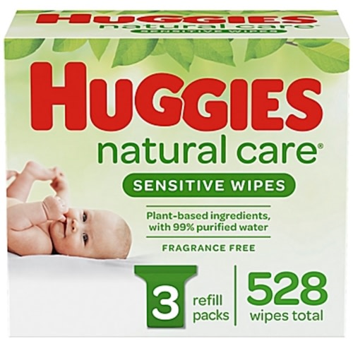 Huggies® Natural Care® 528-Count Fragrance-Free Baby Wipes