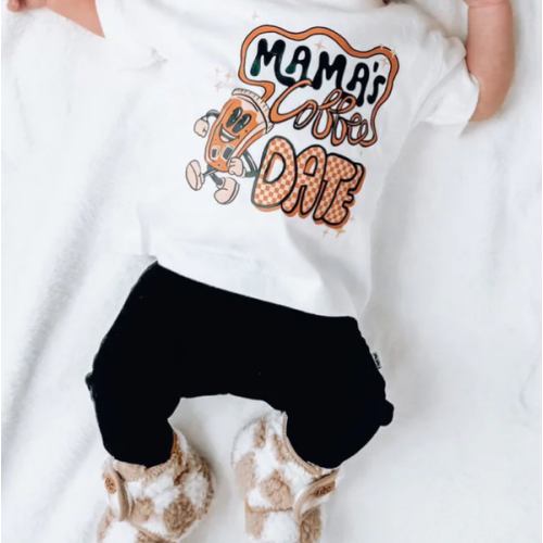 “Mama’s Coffee Date” Graphic Tee (MTO) – Little Honey's