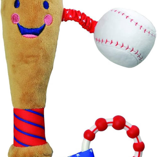 Little Sport Star Newborn Baby Baseball Toy | Ideal Toy from Birth to 12 Months | Multi Sensory Toy | Extra Sensory Features for Babies | Part of The Collection for Babies