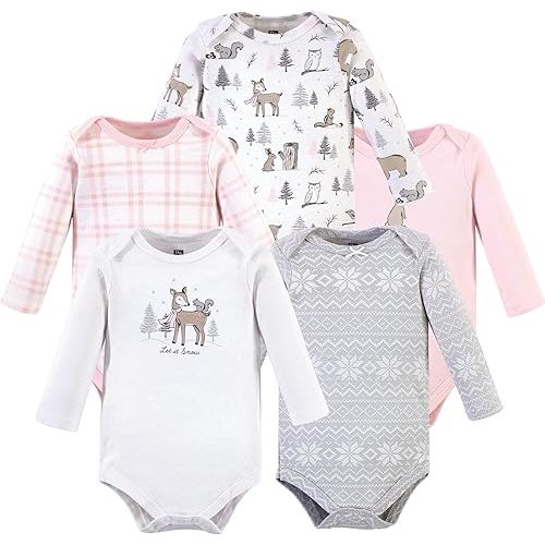 Luvable Friends Hudson Baby Bodysuits 5pk