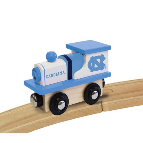 Carolina Tar Heels Wooden Toy Train with Wheels