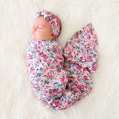 Pixie - Infant Swaddle and Headwrap Set - Posh Peanut
