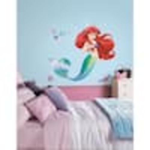 RoomMates 5 in. x 19 in. The Little Mermaid Peel and Stick Giant Wall Decals RMK2360GM