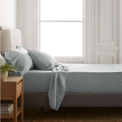 Linen Sheets in Mist