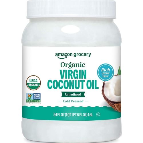 Amazon Grocery, Organic Virgin Coconut Oil, 15 Fl Oz