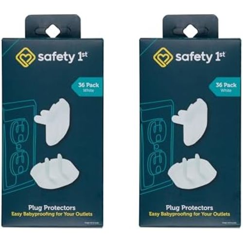 Safety 1st Electrical Outlet Baby Proof Covers, Secure Outlet Plugs, Baby Proofing, 72 Pack