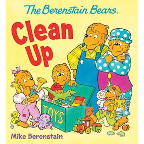 Berenstain Bears Clean Up (Board Book)