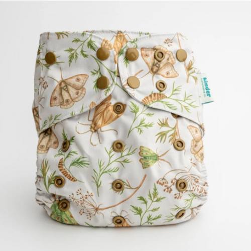 Animals and Insects: Essentials Pocket Cloth Diaper with Athletic Wicking Jersey, Grows with your Baby