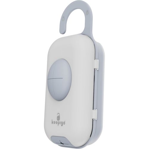 Diaper Bag Wipe Dispenser Blue | 3-in-1 Portable Diaper Caddy Organizer, Baby Wipe Holder with Disposable Bags | Baby Essentials for Newborns, Toddlers, Travel & Baby Shower Gifts