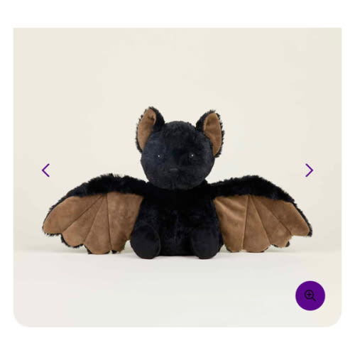 Bat Warmies | Microwavable Bat Warmies Stuffed Animal | Warmies USA