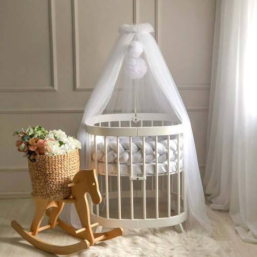 3-Knotted Custom Handmade Bedding Long Cushion Crib Padding