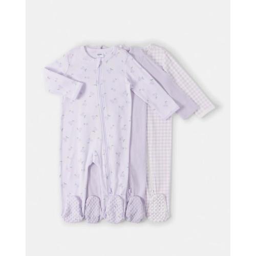 3 Pack Australian Cotton Coveralls - Kmart