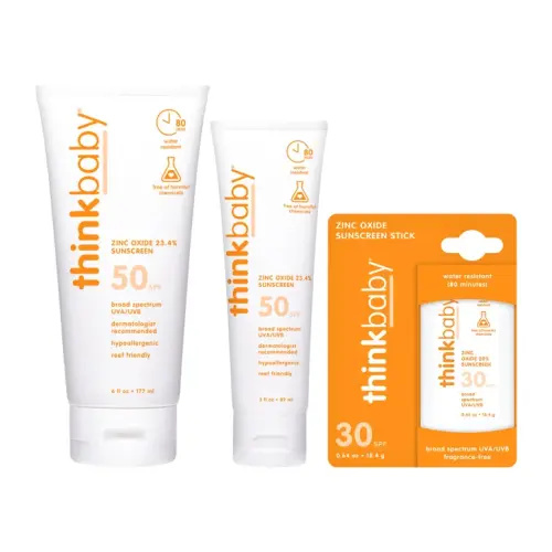 Thinkbaby Sunscreen Lotion + Sunscreen Stick Set | Costco
