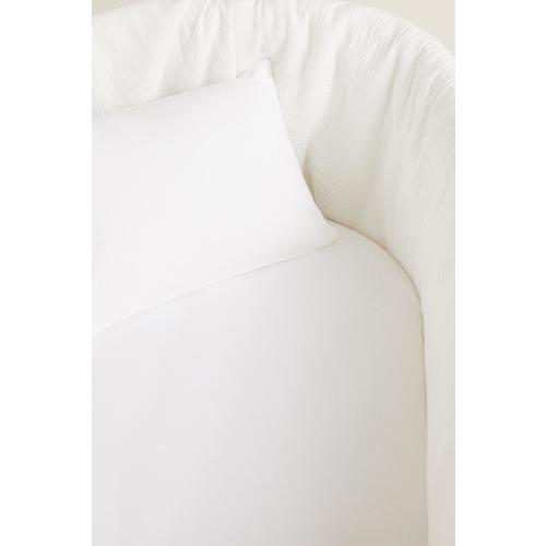 BASSINET FITTED SHEET AND MINI CRIB (PACK OF 2) - White | ZARA United States