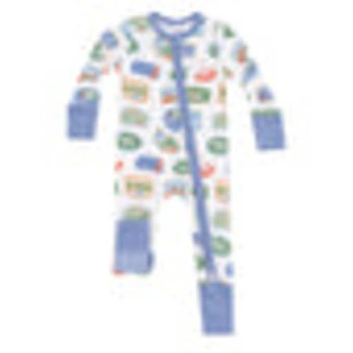2-Way Zip Romper, Bait Shop Signage – SpearmintLOVE