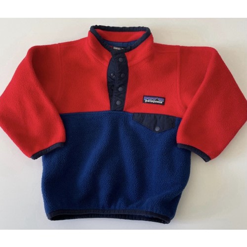 Patagonia Synchilla Pull Over Top Baby toddler Size 12-18 Months