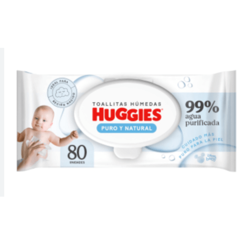 Toallitas Húmedas Huggies Puro y Natural
