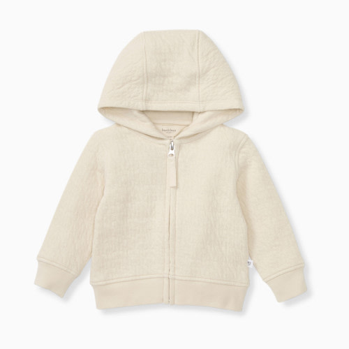 Burt's Bees Baby Organic Cotton Quilted Jacket - Oat, 3-6 M