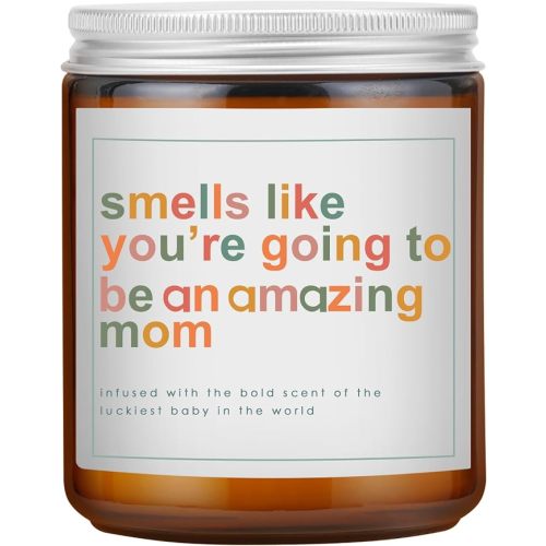 Mothers Day Gifts for Mom,New Mom Gifts,Gift for New Moms,Mothers Gift After Birth-7 OZ Lavender Soy Wax Candle