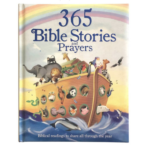 365 Bible Stories and Prayers Padded Treasury - Gift for Easter, Christmas, Communions, Baptism, Birthdays (Little Sunbeams)